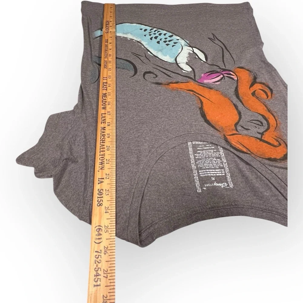 The Little Mermaid Shirt Disney Store Ariel Scoop Artistic L / XL All-Over Print